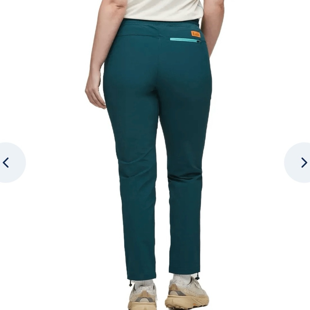 Cotopaxi Teal Track Pants with Orange Accent - Picture 6 of 8